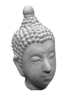 Buddha stort hode